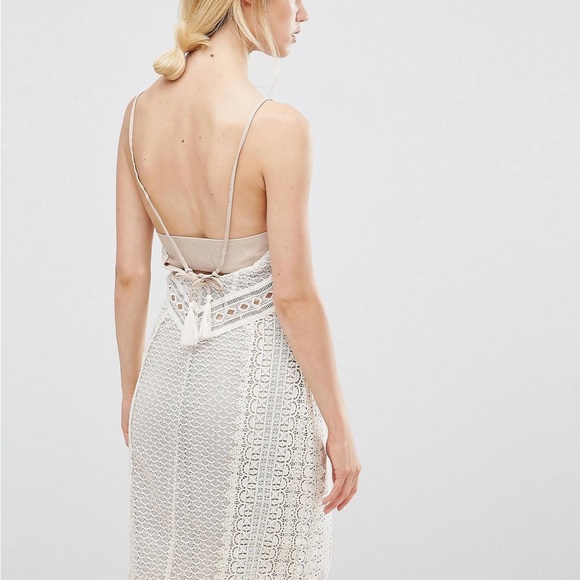 GREYLIN, Lua Lace Halter Neck Dress - Picture 2 of 9